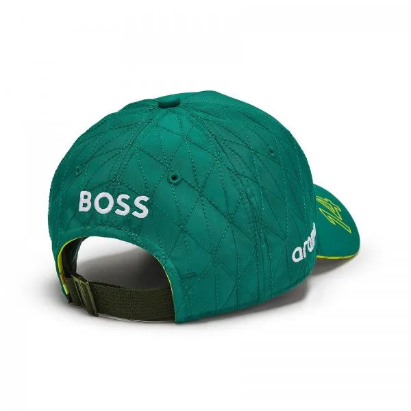 2024 Cappellino Fernando Alonso 14 Aston Martin Racing F1 Team Cognizant  Adulto verde