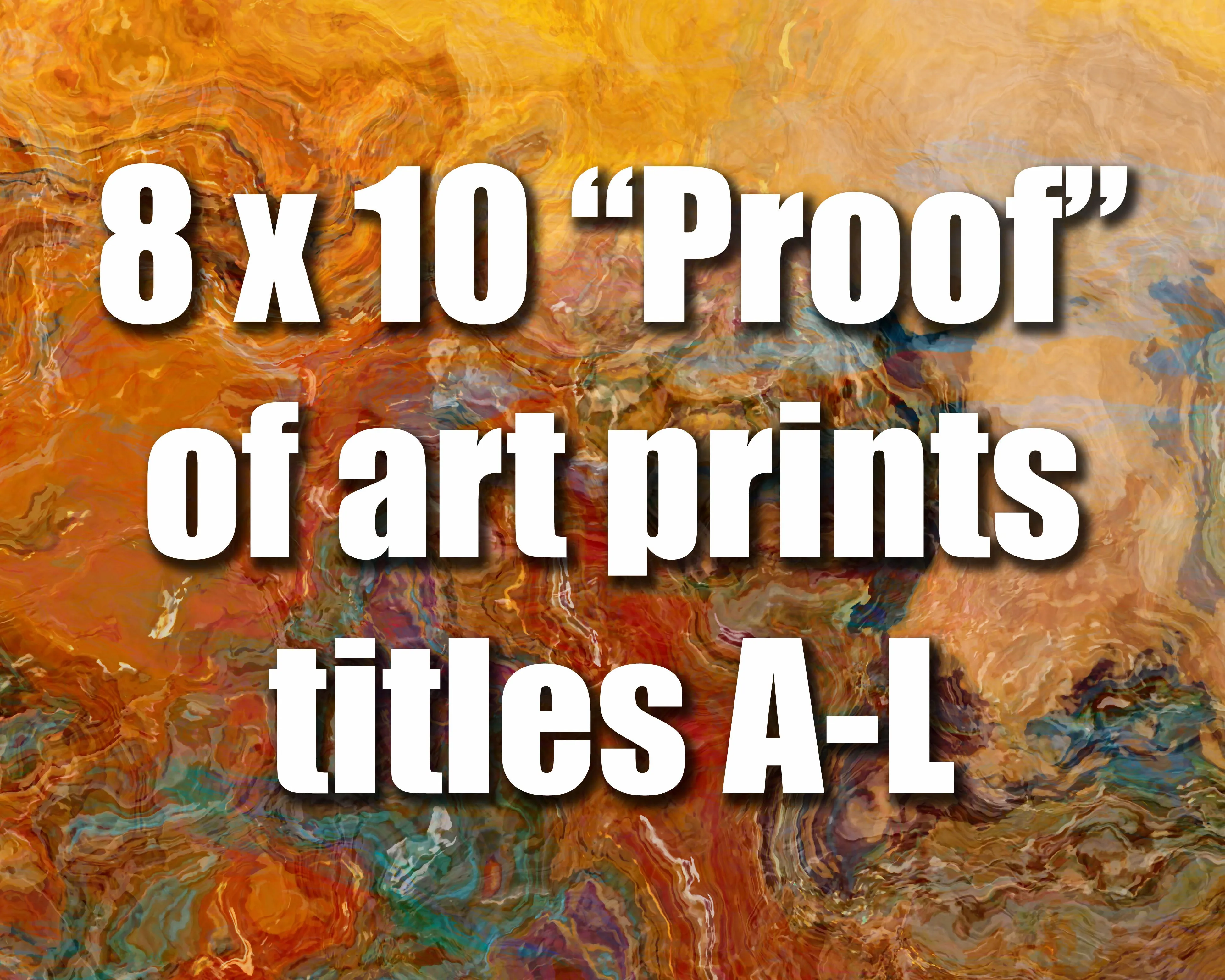 8x10 Color Proof A-L