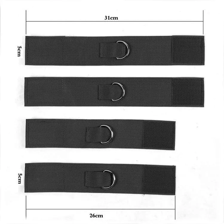 9993M      Tie Me Up, Tie Me Down BedBound SecureFit BDSM Restraint System - MEGA Deal