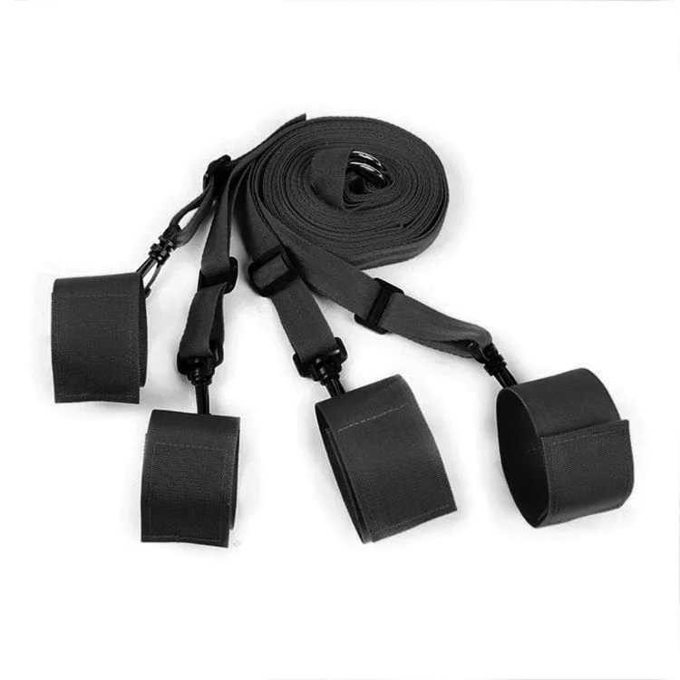 9993M      Tie Me Up, Tie Me Down BedBound SecureFit BDSM Restraint System - MEGA Deal
