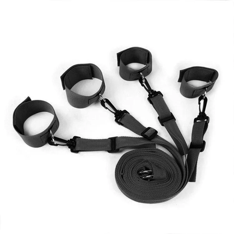 9993M      Tie Me Up, Tie Me Down BedBound SecureFit BDSM Restraint System - MEGA Deal