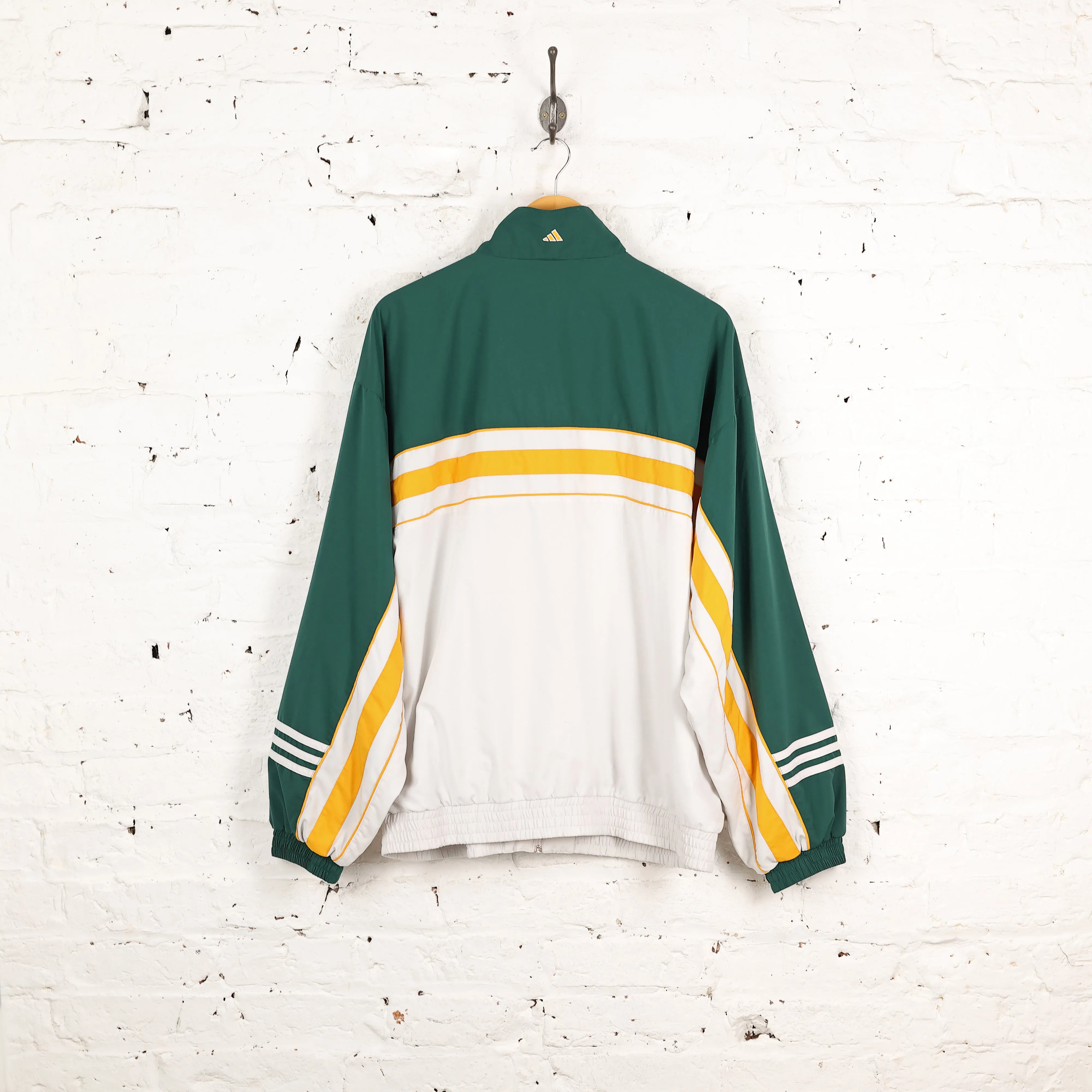 Adidas Shell Tracksuit Top Jacket - White - XXL