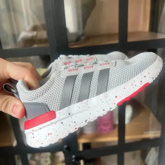 adidas toddler sneakers Unisex-Child Racer Tr21 running shoes athletic gray