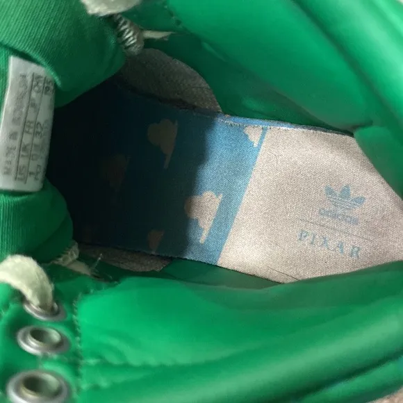 Adidas X Disney Pixar Toy Story Rex Green Dinosaur High Top Sneakers Size 1