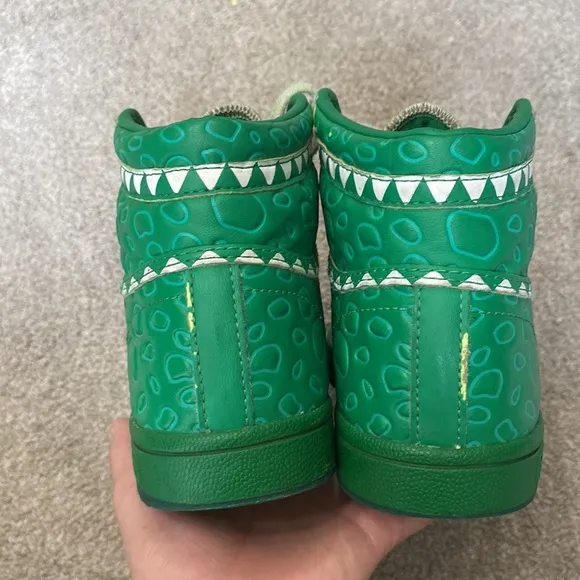 Adidas X Disney Pixar Toy Story Rex Green Dinosaur High Top Sneakers Size 1