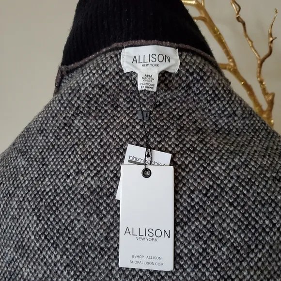 Allison New York Leopard Print Turtleneck Sweater
