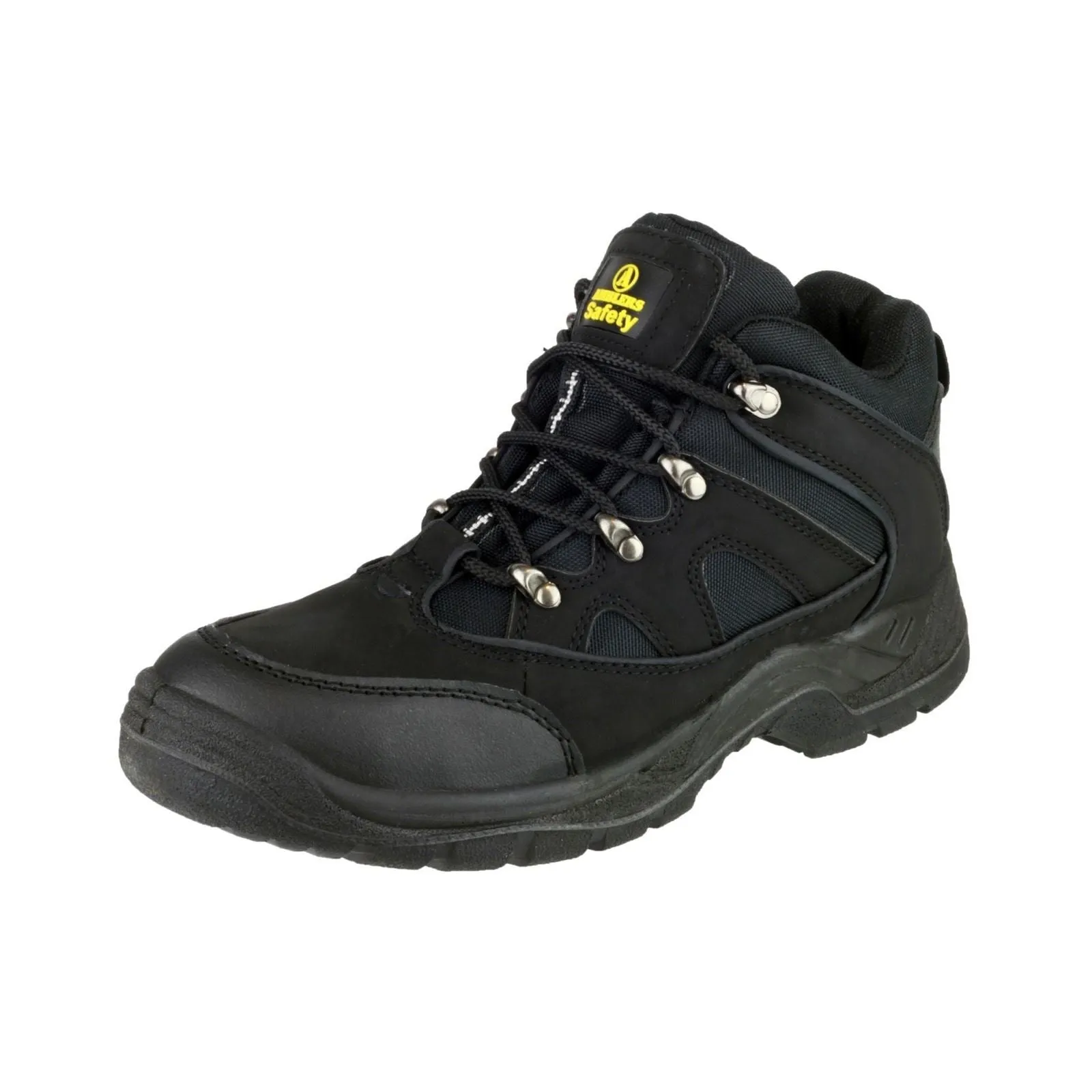 Amblers Men Boots - FS151 Vegan Friendly Safety Boots in Black, 4-13