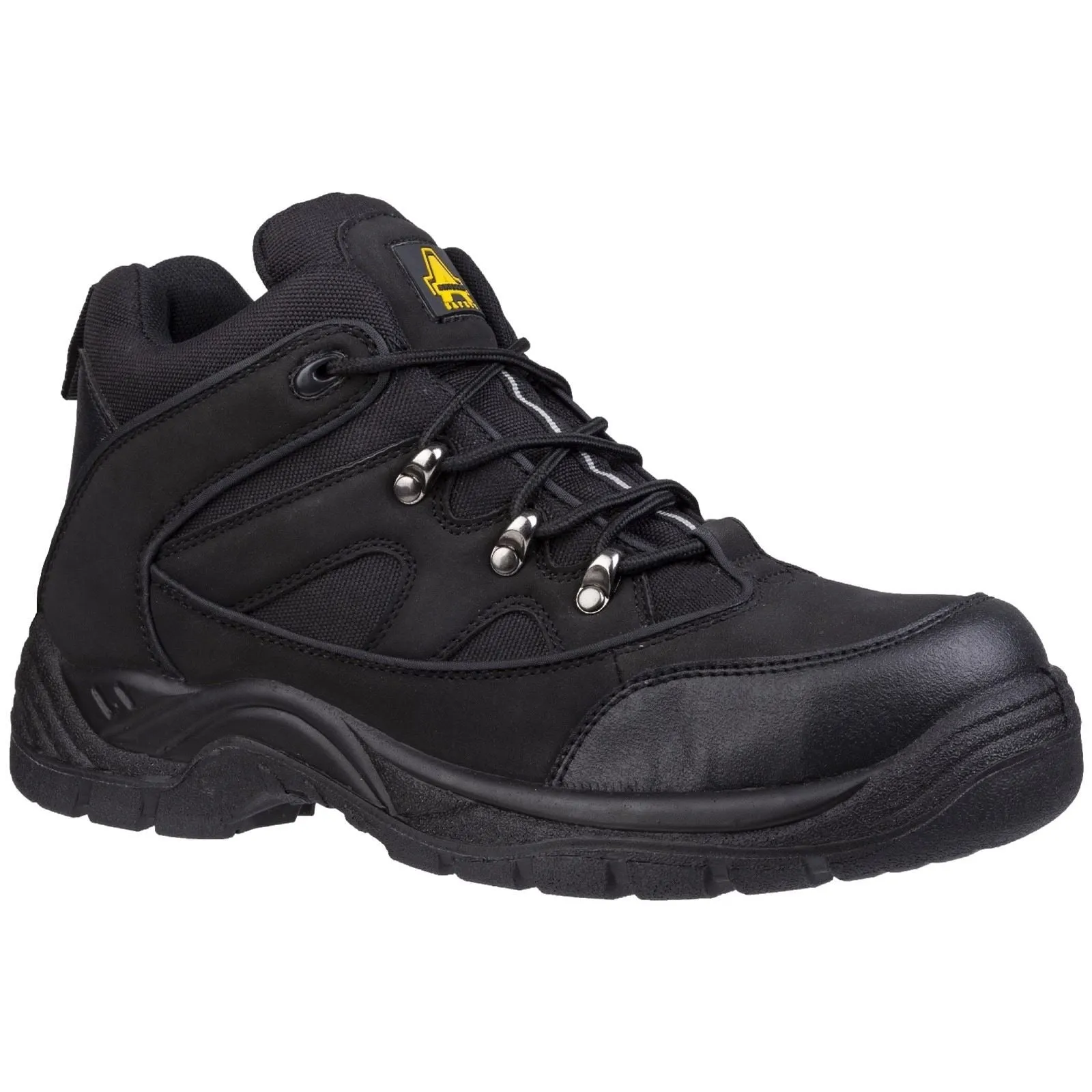 Amblers Men Boots - FS151 Vegan Friendly Safety Boots in Black, 4-13