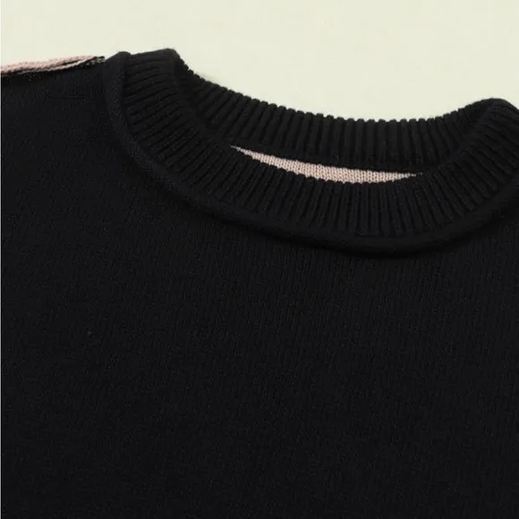 Arden colorblock ribbed sweater