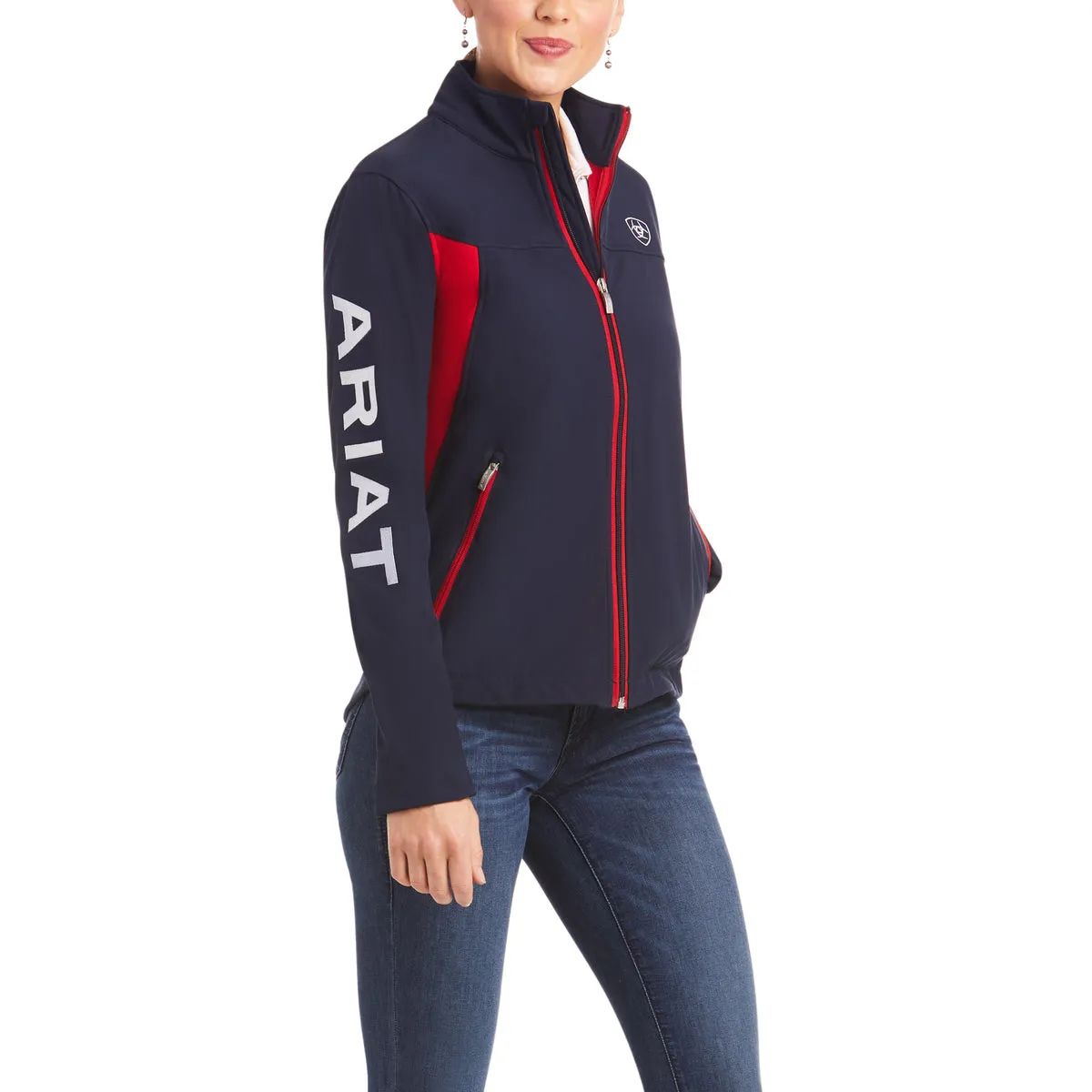 Ariat Womens New Team Softshell Jacket - Navy