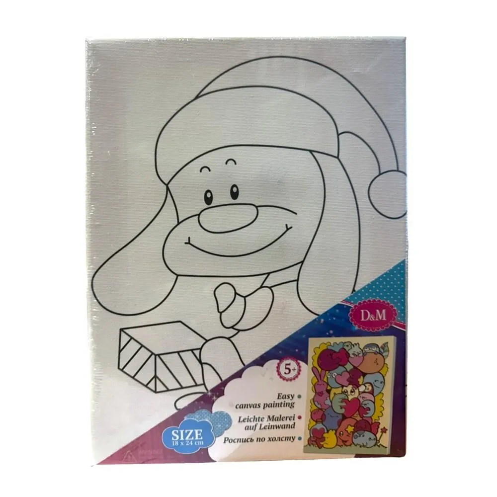 Art DIY Canvas Painting Kit 2 Designs - Set of 2