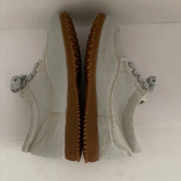 Authentic Hogan designer canvas dress shoes Sz 10 little boys Euro 28