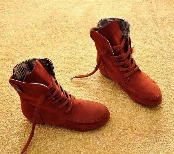 Autumn and Winter Boots Snow Boots for Women and Men Martin Boots Suede Leather Boots Couples Shoes Cotton