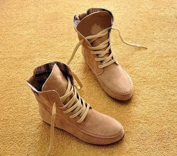 Autumn and Winter Boots Snow Boots for Women and Men Martin Boots Suede Leather Boots Couples Shoes Cotton