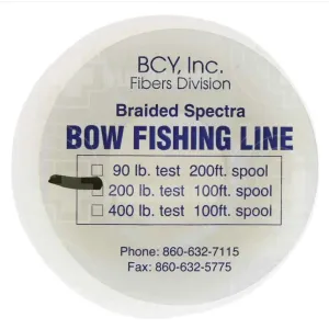 BCY 200# Bowfishing Braided Spectra Line (100 Foot)