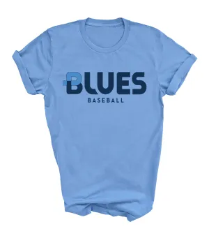 Bella Canvas Blues Baseball Tee/ Youth and Adult Sizing