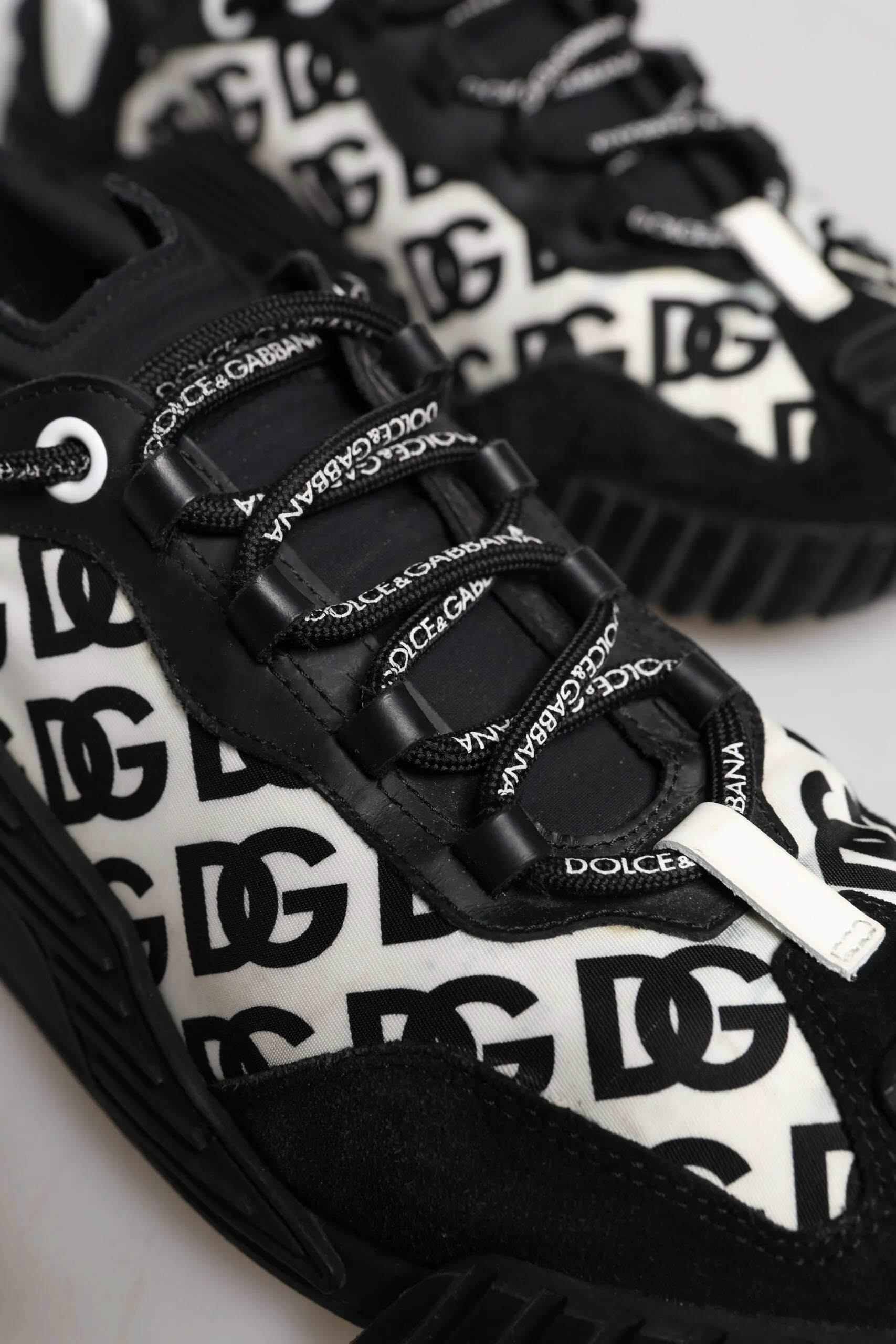 Black Logo Lace Up Low Top NS1 Sneakers Shoes