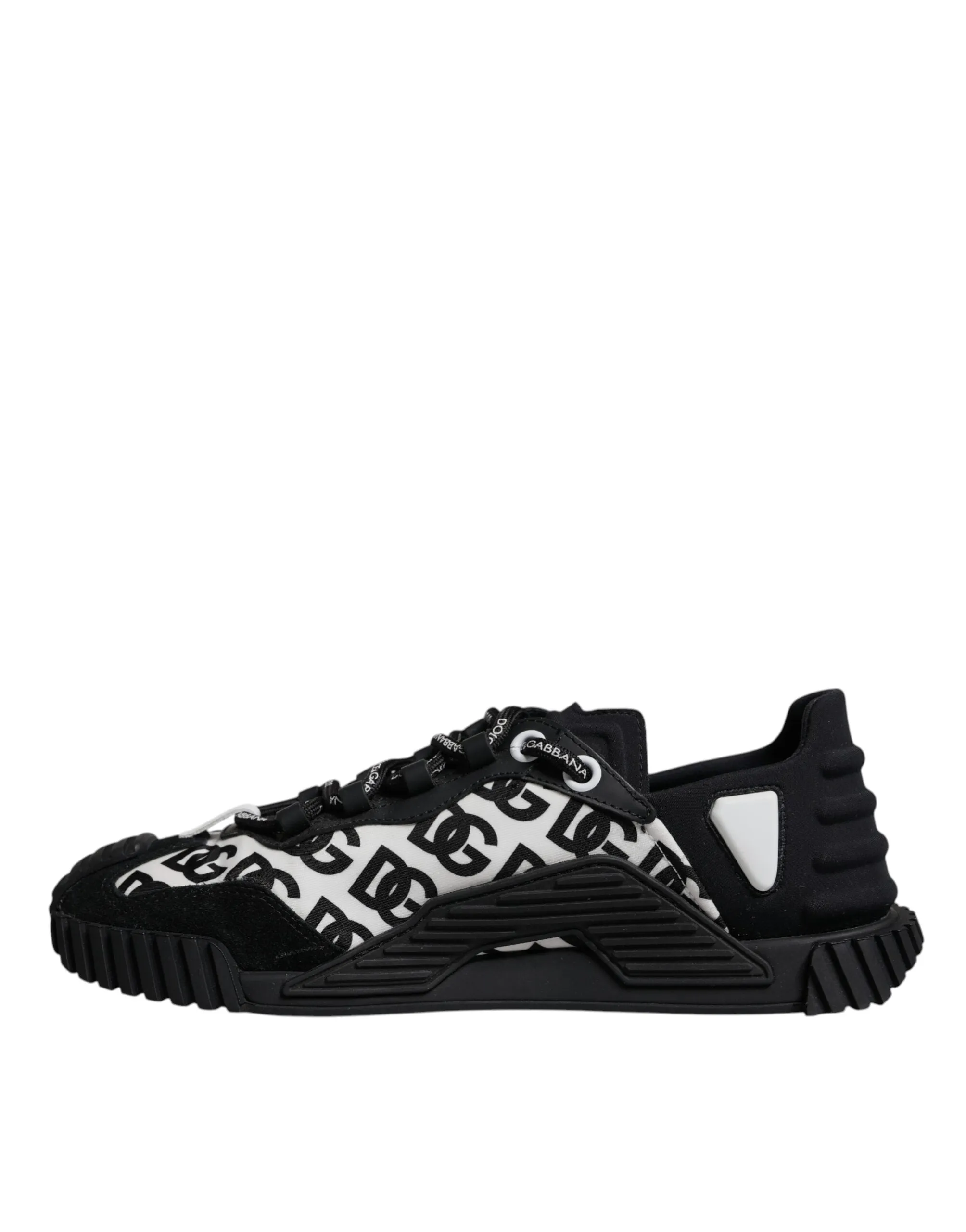 Black Logo Lace Up Low Top NS1 Sneakers Shoes