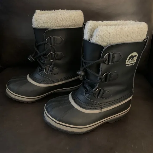 Black SOREL® Kids Yoot Pac™ TP Snow Boots