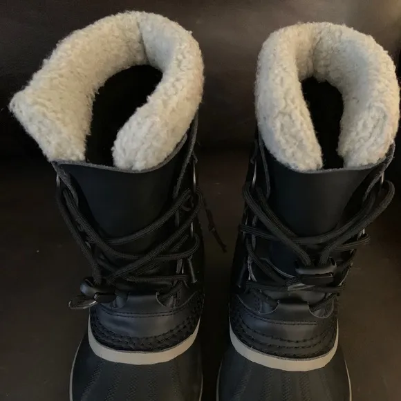 Black SOREL® Kids Yoot Pac™ TP Snow Boots