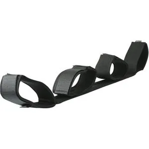 Bondage Bar with Attached Wrist and Ankle Cuffs
