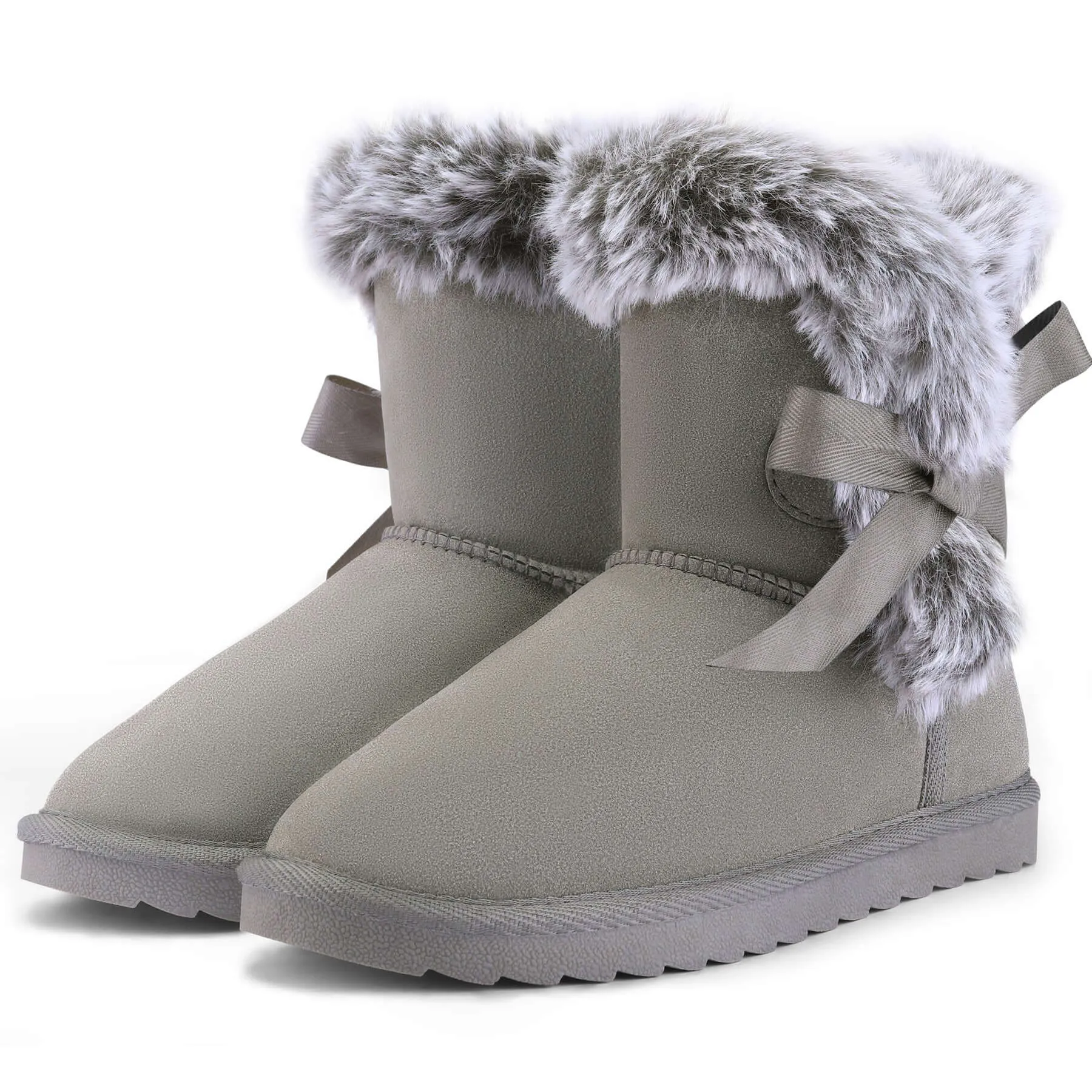 Bow Winter Warm Snow Boots for Kids