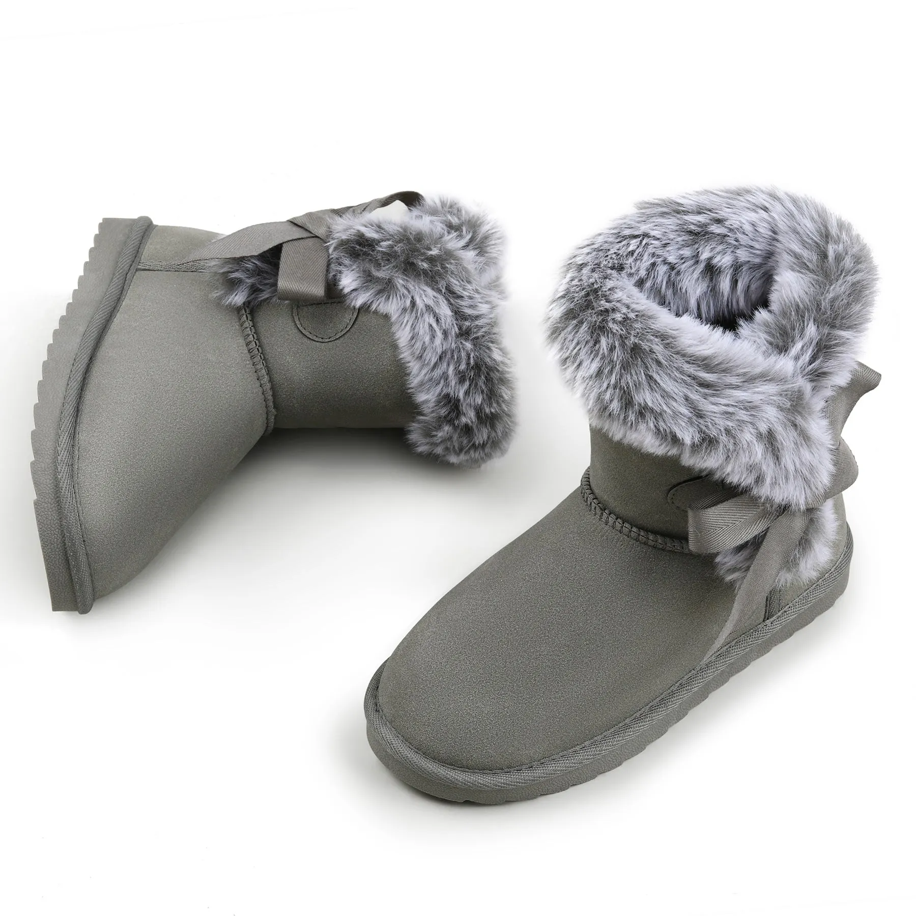 Bow Winter Warm Snow Boots for Kids