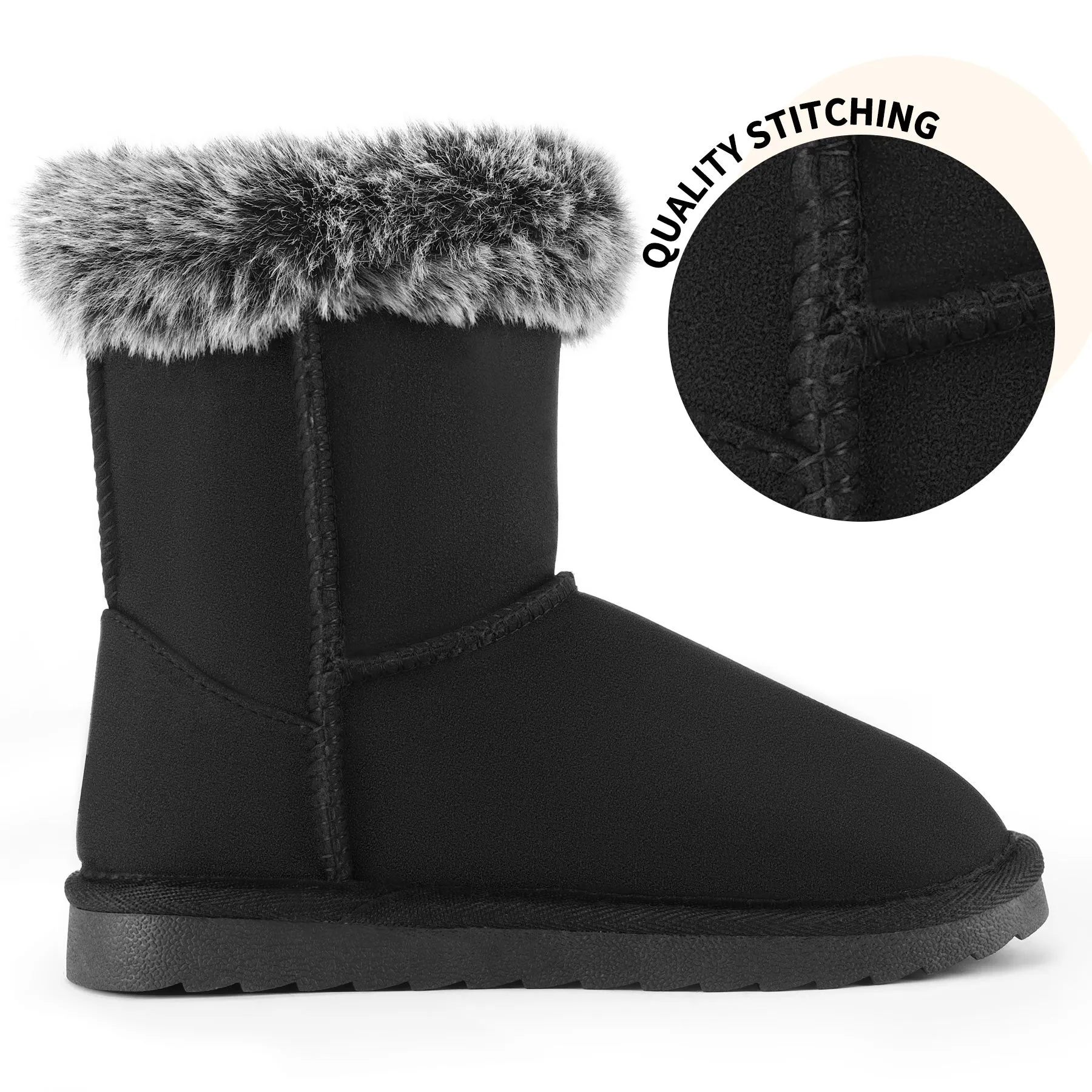 Bow Winter Warm Snow Boots