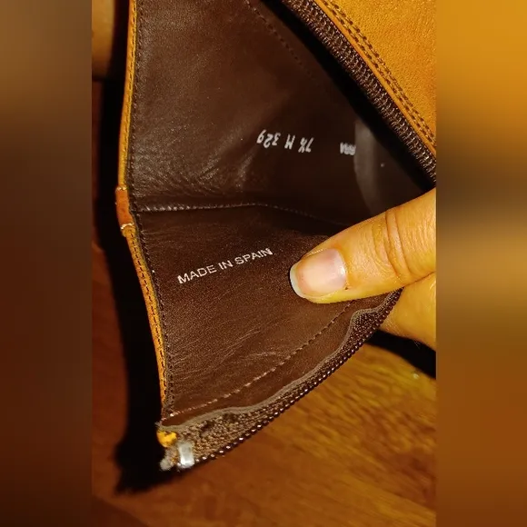 Bracco Bucci Zarra tan genuine leather made in Spain men's 7.5