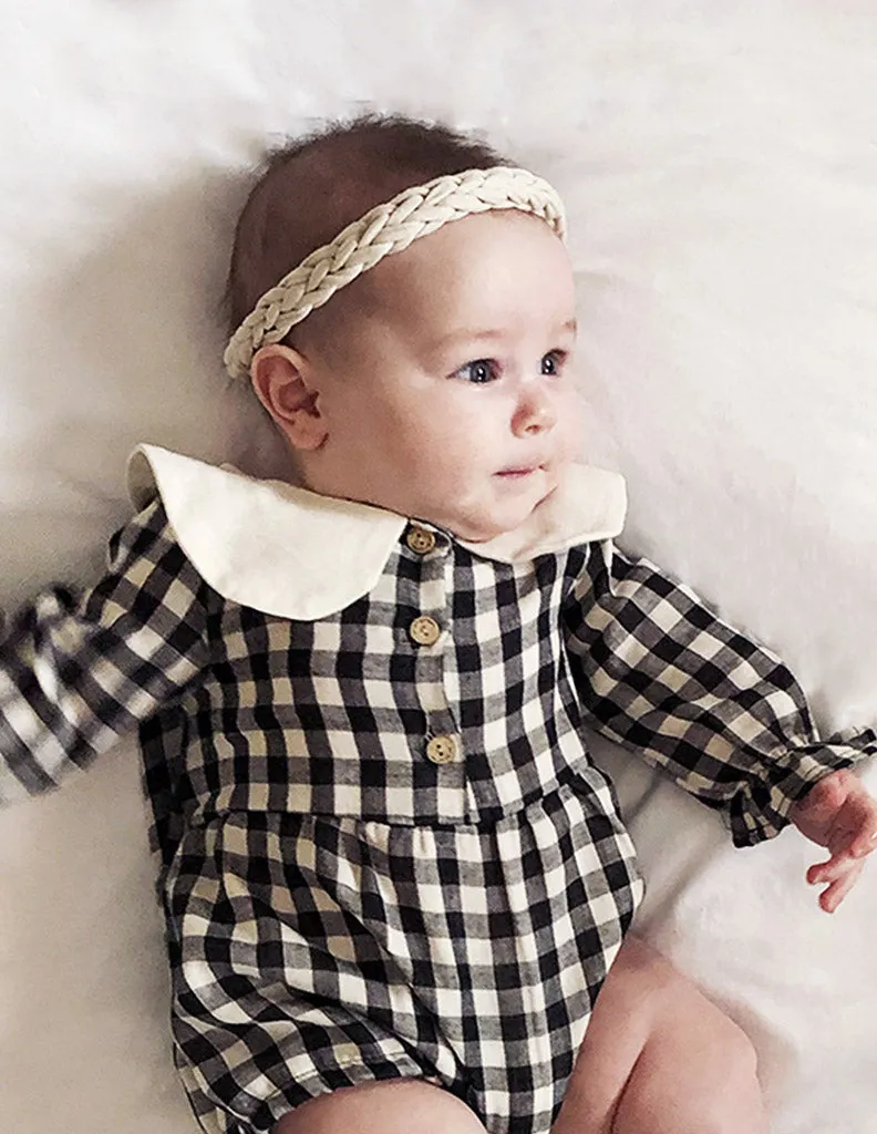 Braided Hairband White
