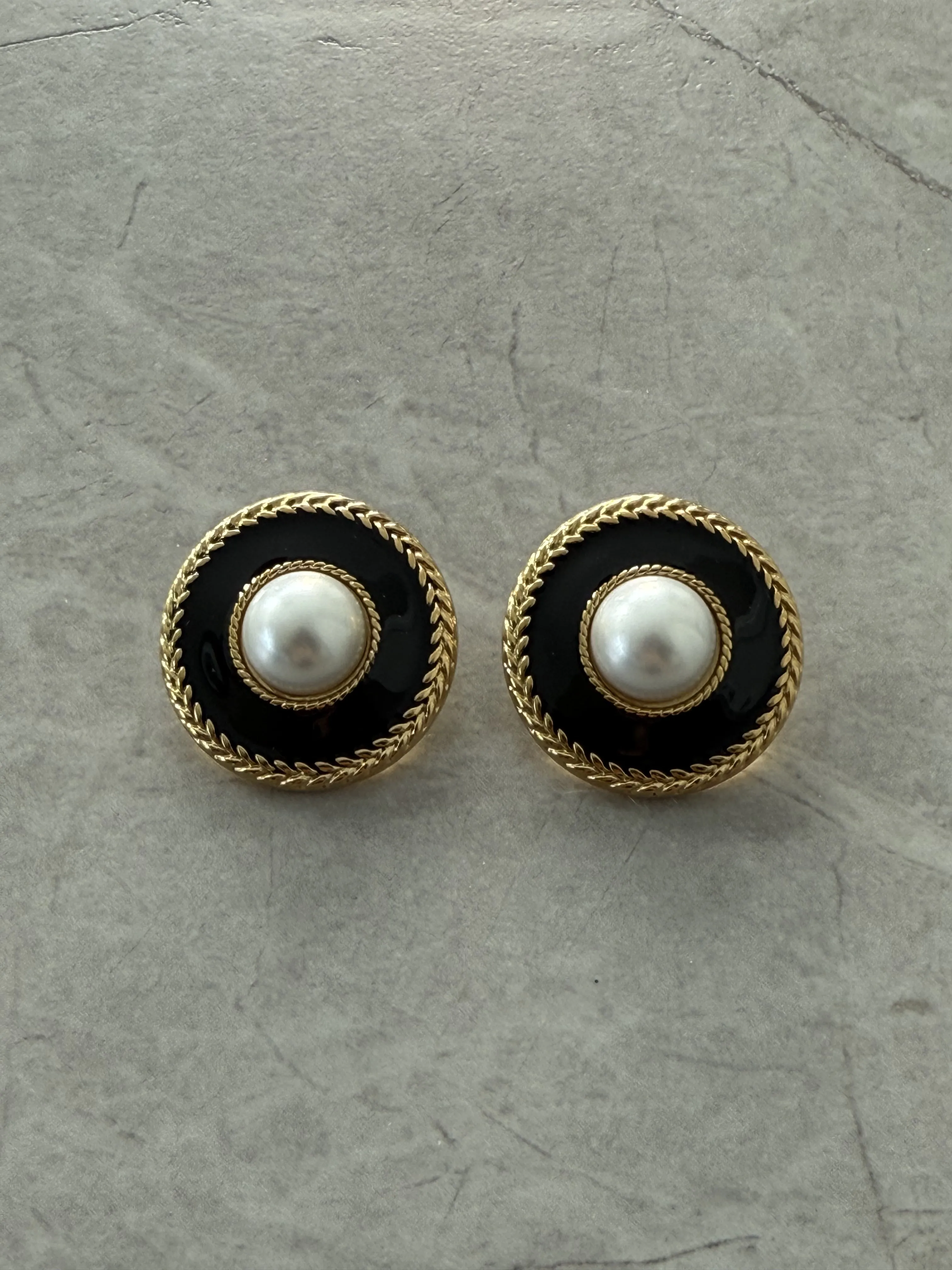 Braided Pearl Earrings