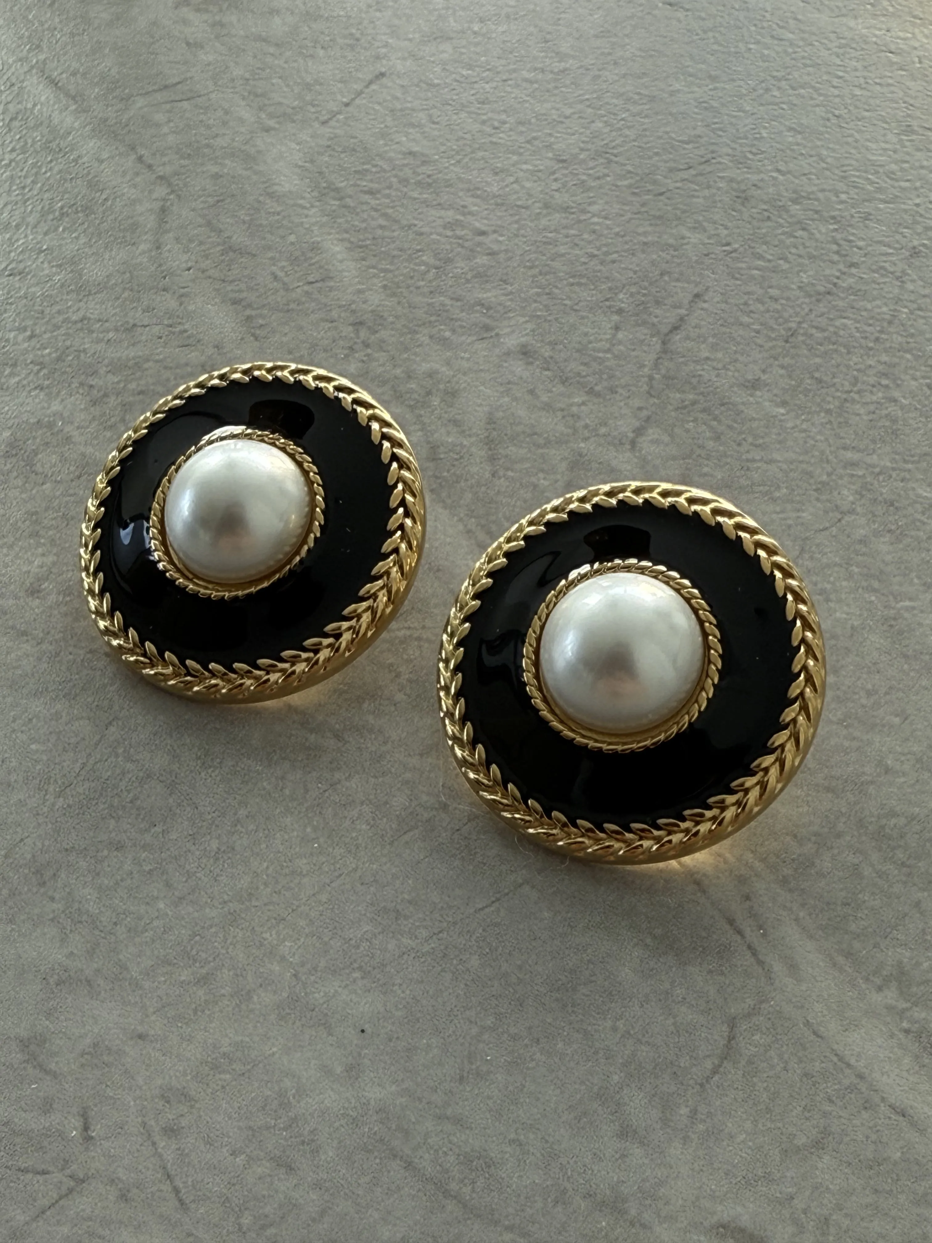 Braided Pearl Earrings