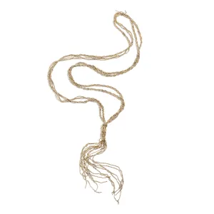 Braided Tassel Necklace