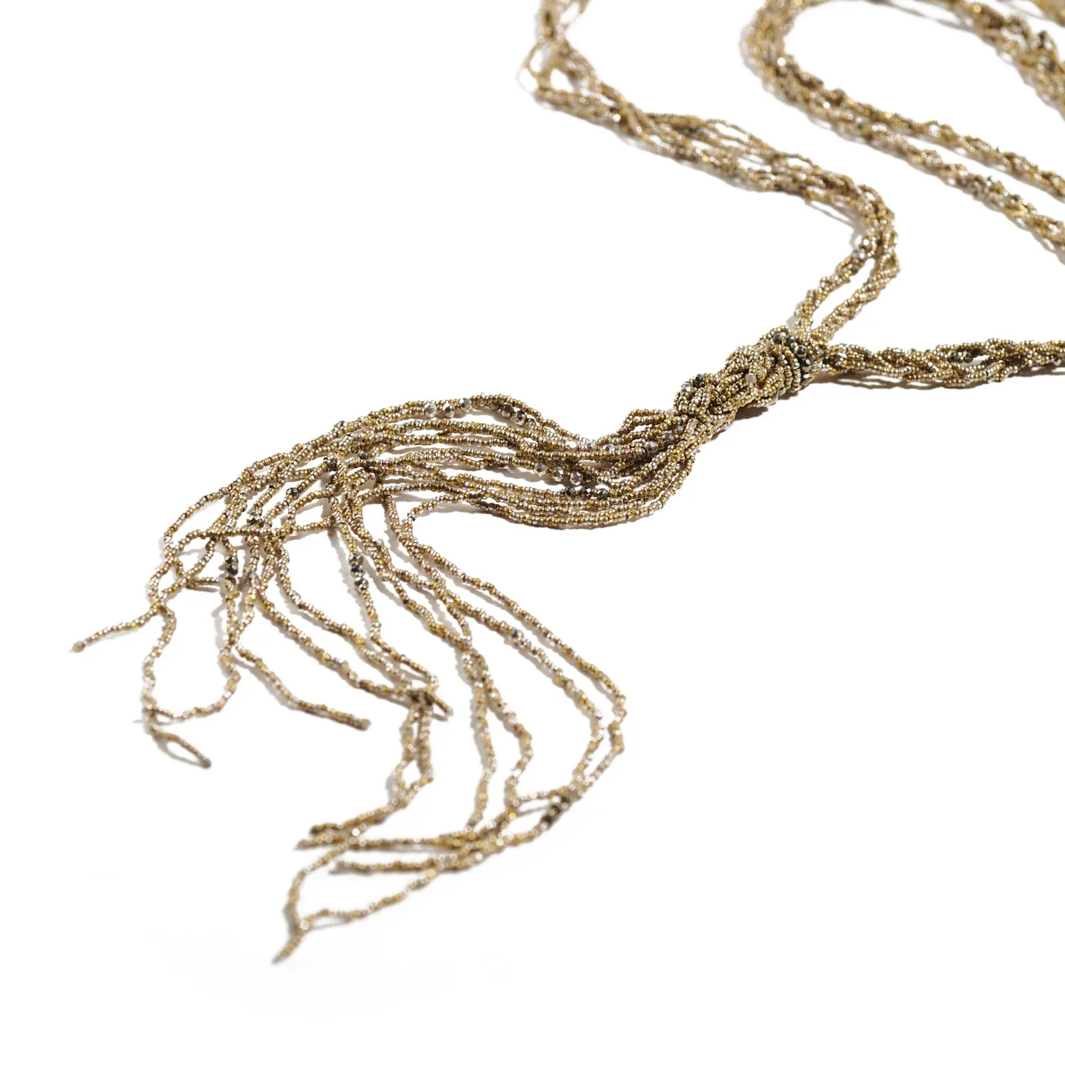 Braided Tassel Necklace
