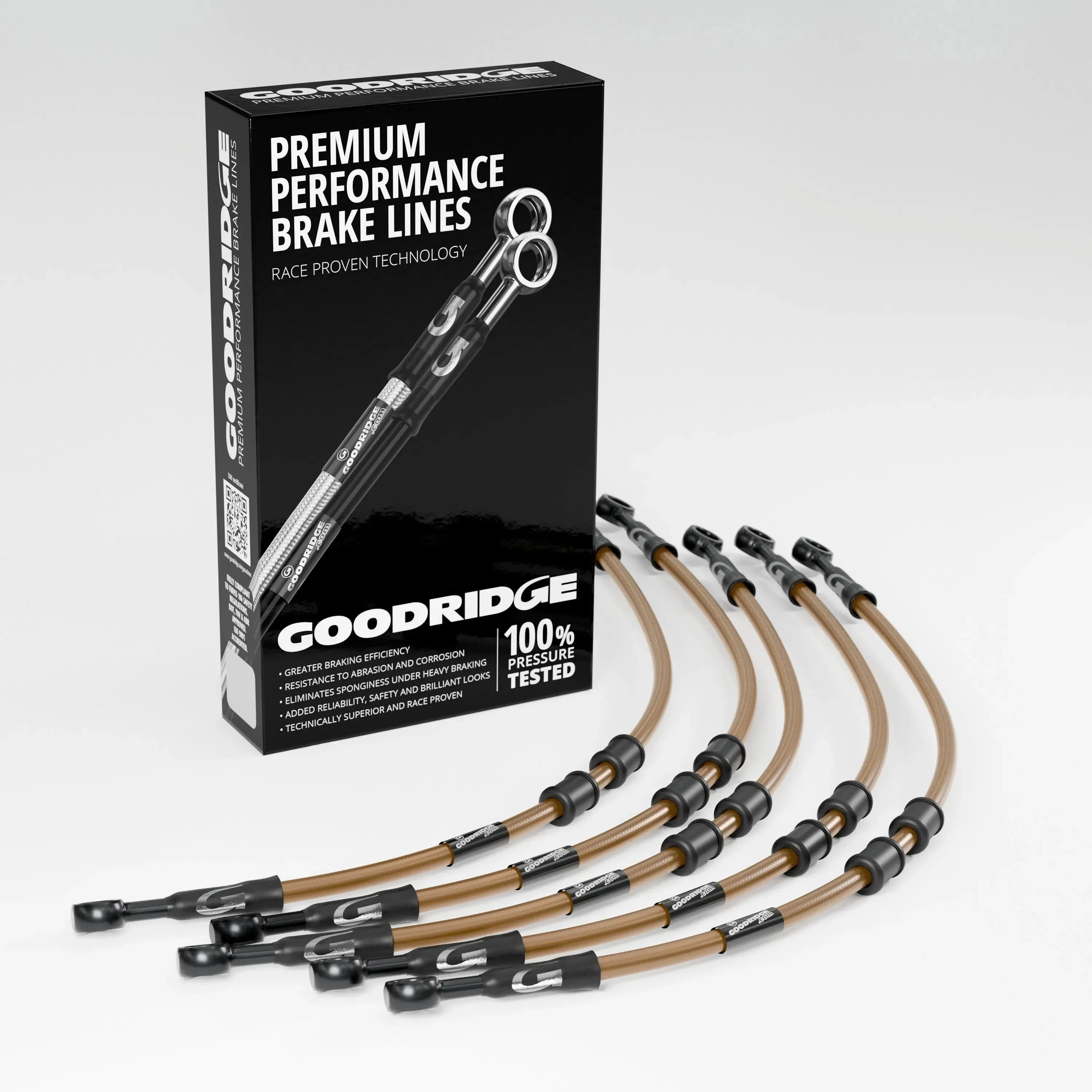 BRAKE HOSE KIT FOR KAWASAKI GPZ600R A1-A5 85-90