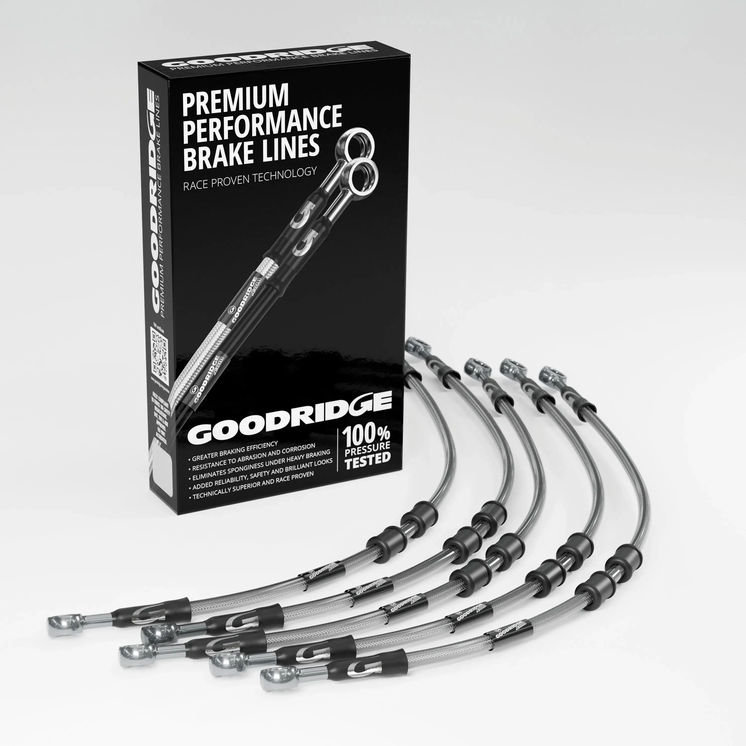 BRAKE HOSE KIT FOR KAWASAKI GPZ600R A1-A5 85-90