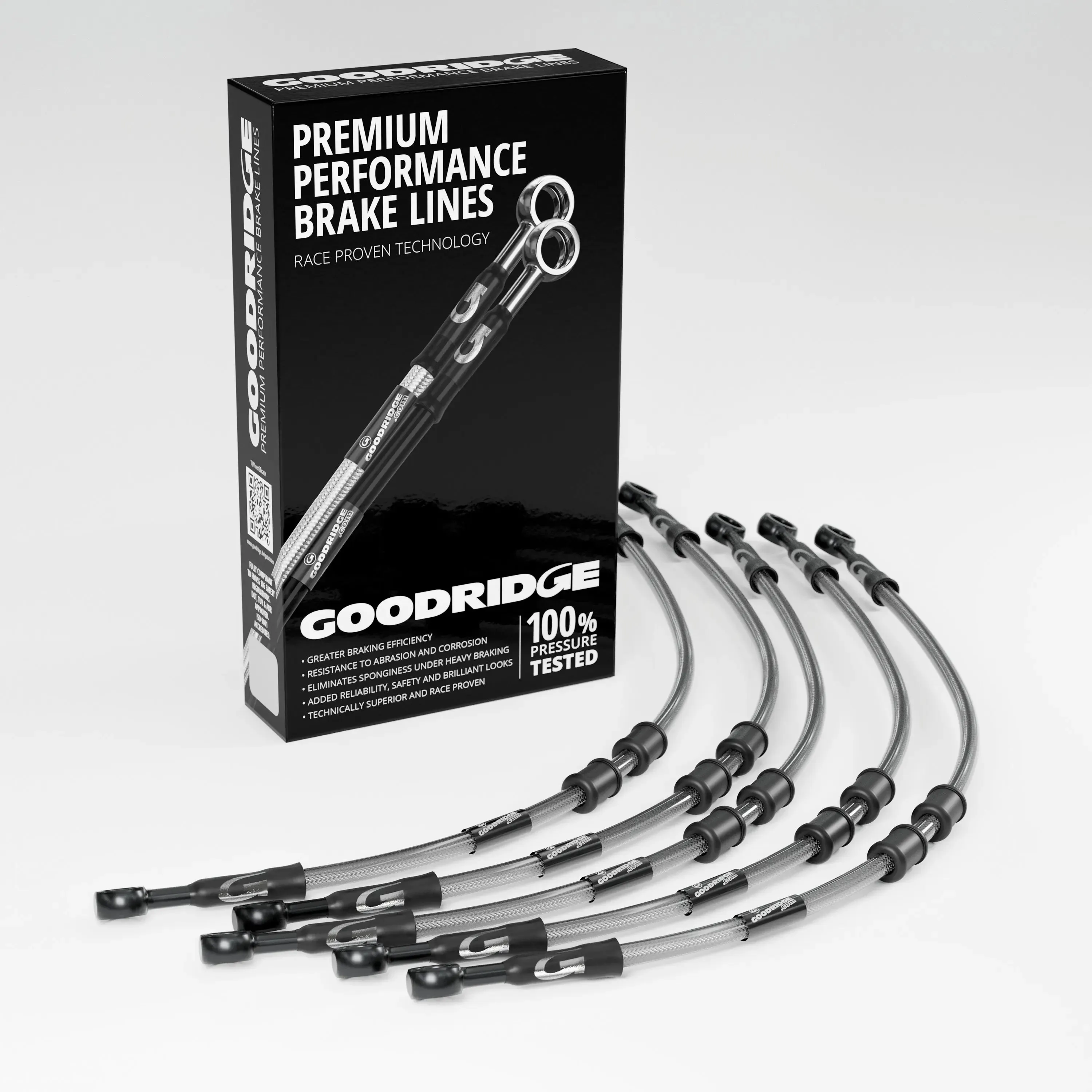 BRAKE HOSE KIT FOR KAWASAKI GPZ600R A1-A5 85-90