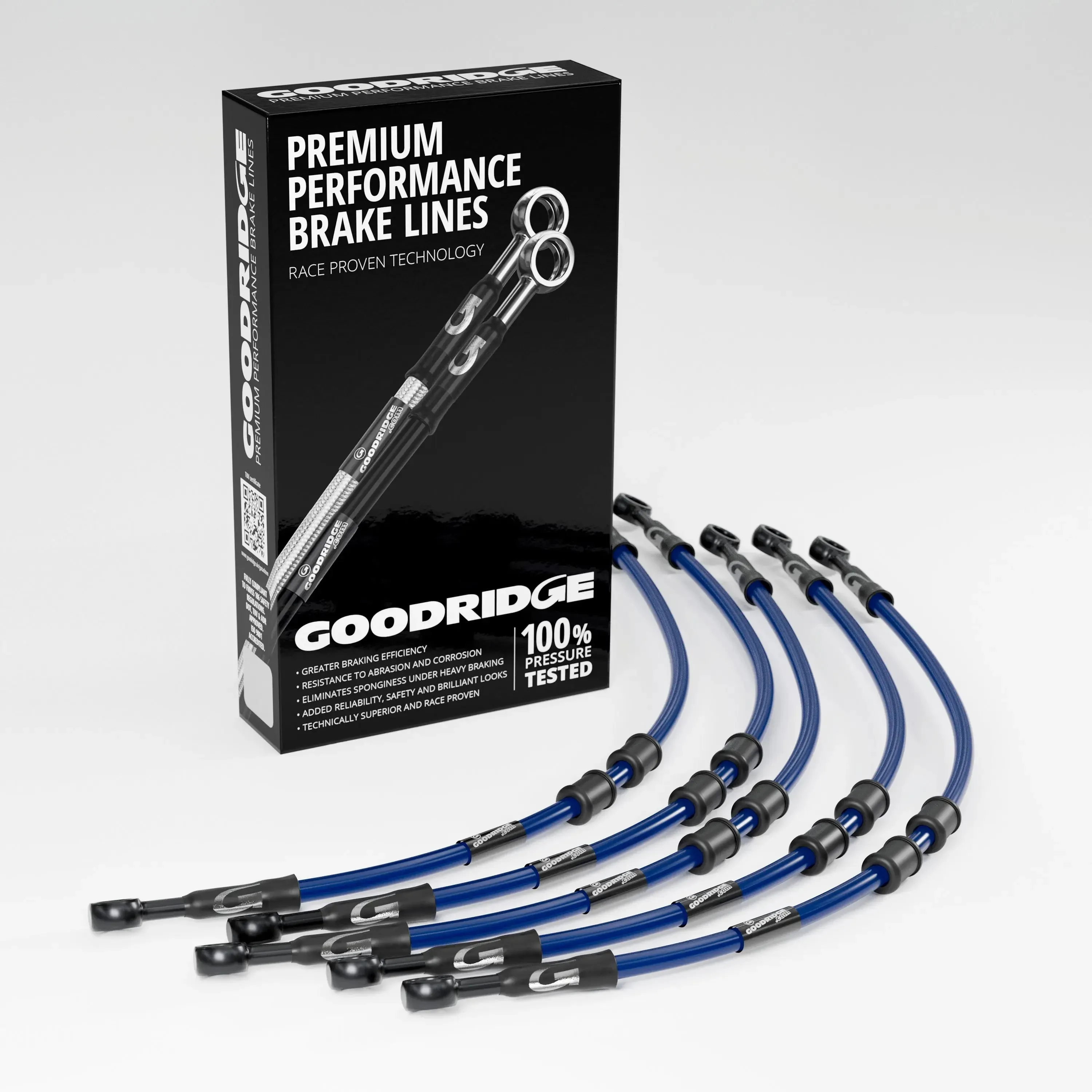 BRAKE HOSE KIT FOR KAWASAKI GPZ600R A1-A5 85-90