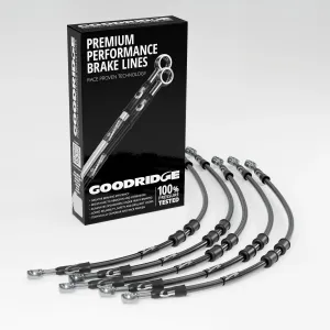 BRAKE HOSE KIT FOR KAWASAKI GPZ600R A1-A5 85-90