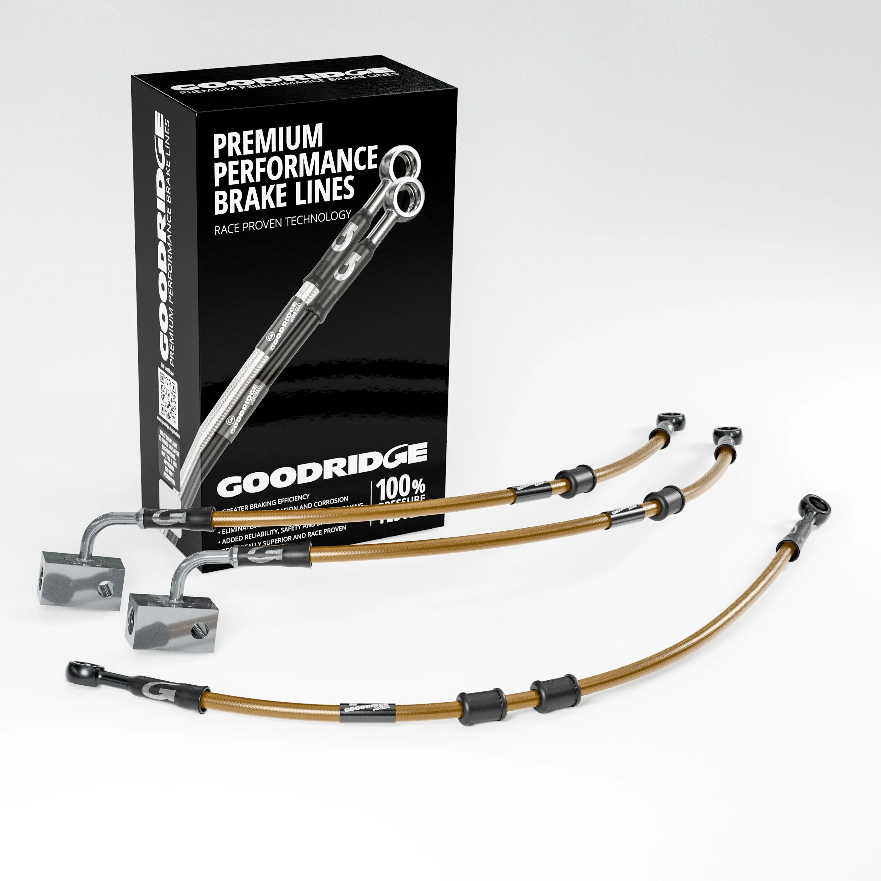 BRAKE HOSE KIT FOR KAWASAKI NINJA 650   KRT ABS 17-23