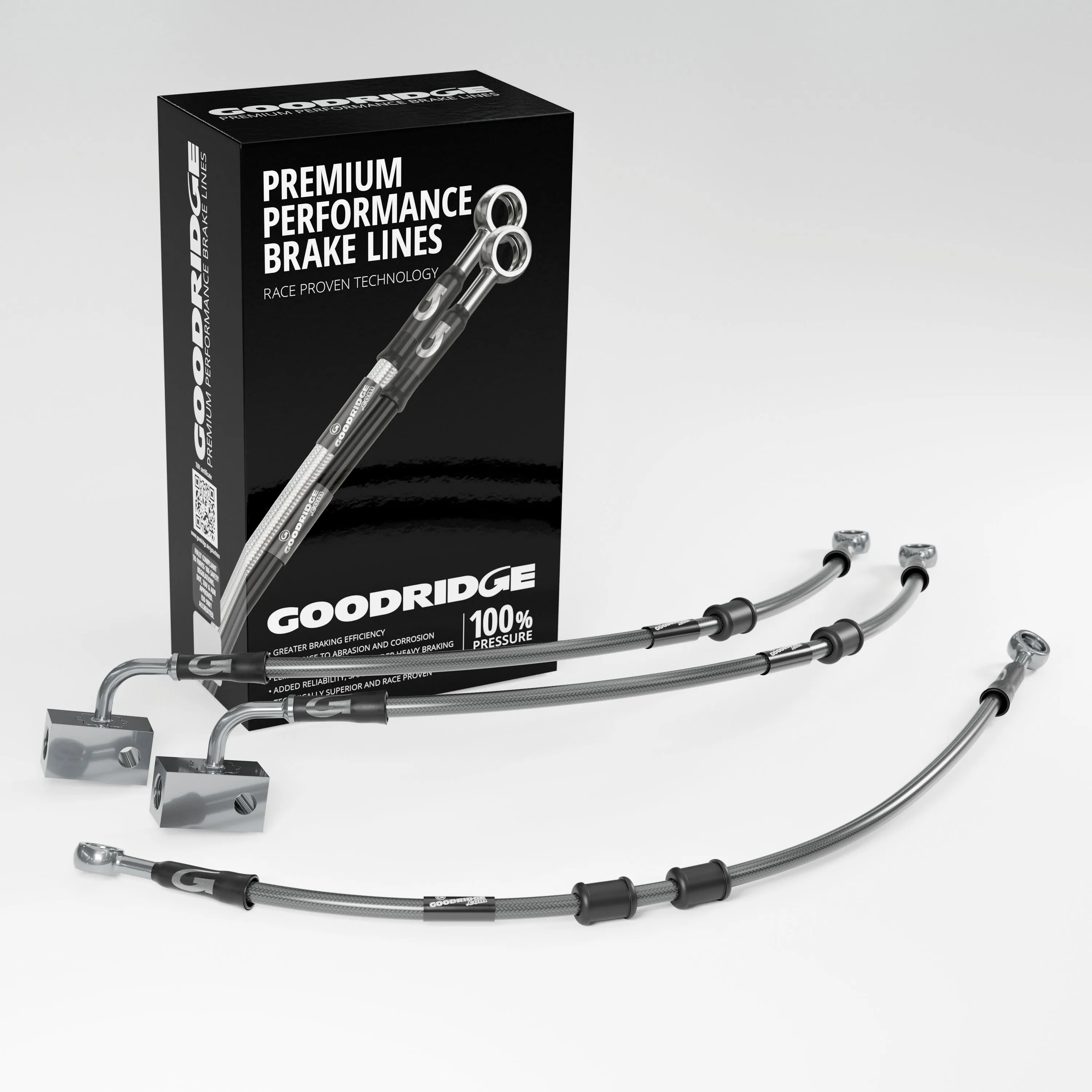 BRAKE HOSE KIT FOR KAWASAKI NINJA 650   KRT ABS 17-23