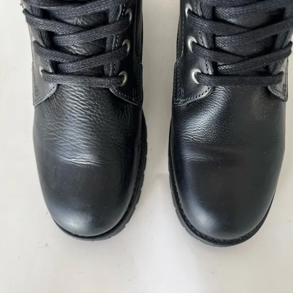 Bull Boxer Carmen leather moto boots black 11