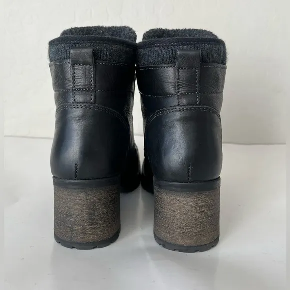 Bull Boxer Carmen leather moto boots black 11