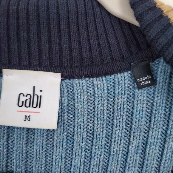 Cabi Turn Back Colorblock Cardigan Jacket #3703 Size M
