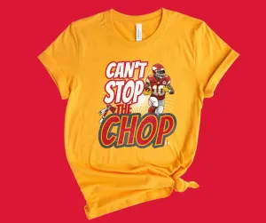 Can't Stop the Chop Pacheco Gold Graphic Tshirt