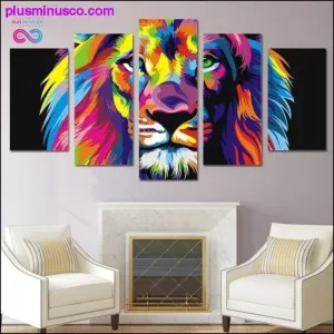 Canvas Posters Home Decor Wall Art Framework 5 Pieces