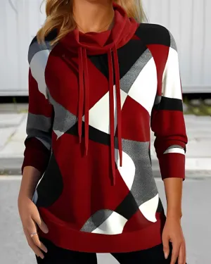 Carla/ Colorblock Comfort Hoodie
