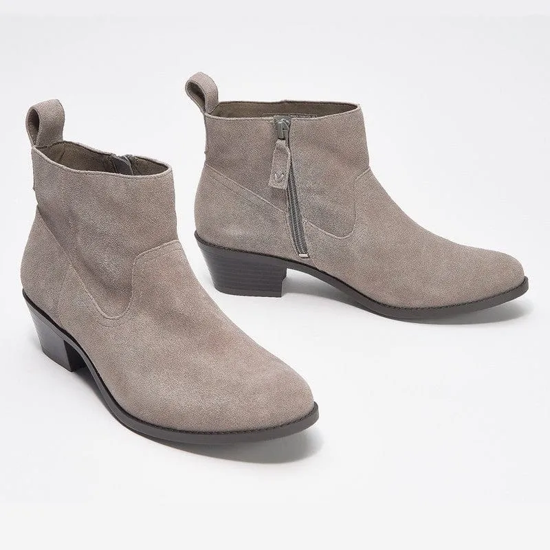 Chunky Heel Round Toe Martin Boots