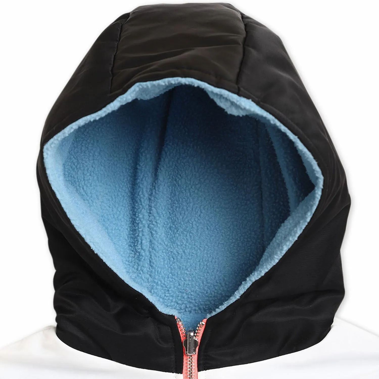 Colorblock Hooded Reversible All-Weather Jacket