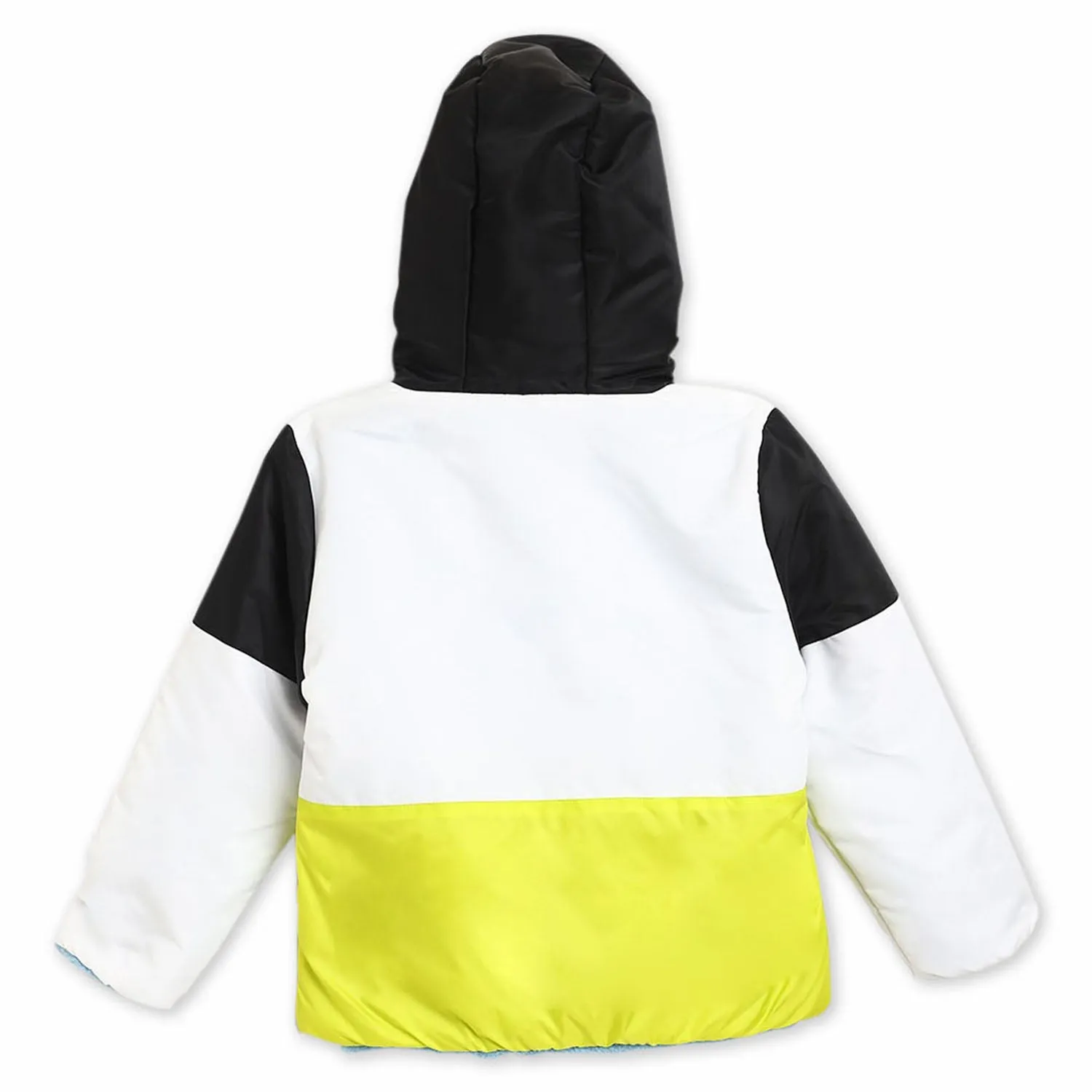 Colorblock Hooded Reversible All-Weather Jacket